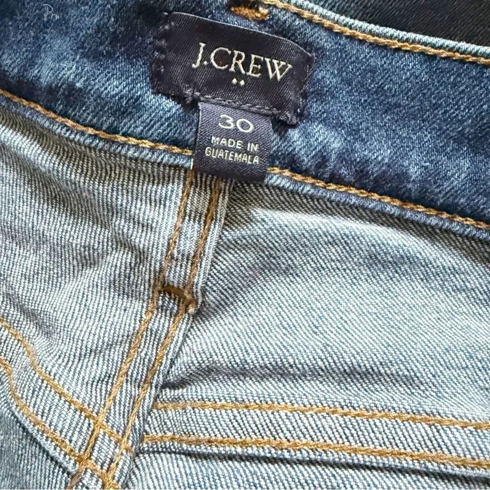 J. Crew high rise Jean shorts